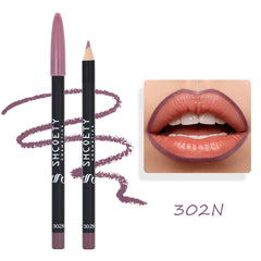 12-Color Matte Lipstick & Lip Liner Set – Long-Lasting, Non-Fading Finish