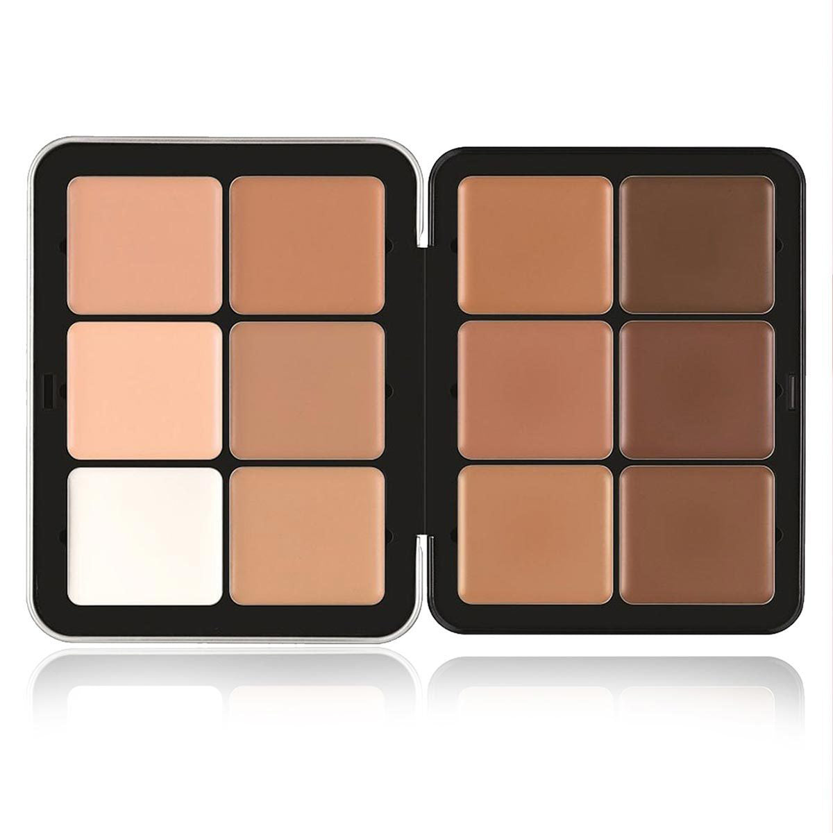 12-Color Matte & Highlight Blush Palette