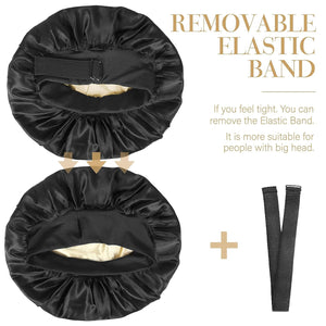 Adjustable Double Layer Hair Bonnet