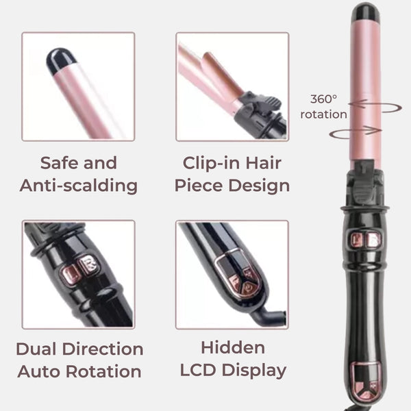 Pro Auto Rotating Curling Iron | Dual-Direction