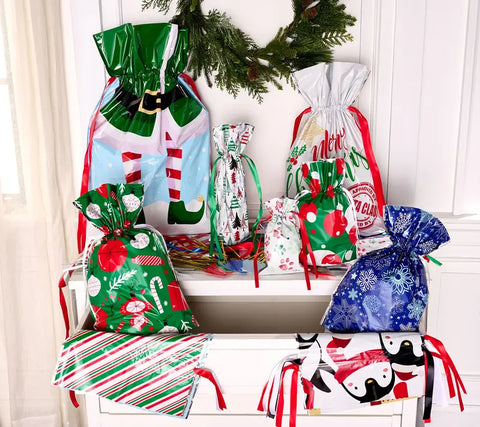 Christmas Gift Bag & Tag Set