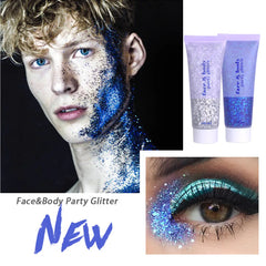 Glitter Gel Mermaid Scales Face & Body Lip Glitter Eyeshadow Holographic Shimmer for Stage Makeup