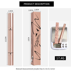 Double-headed Triangular Eyeliner Color Stamp Eyeliner Liquid Pen