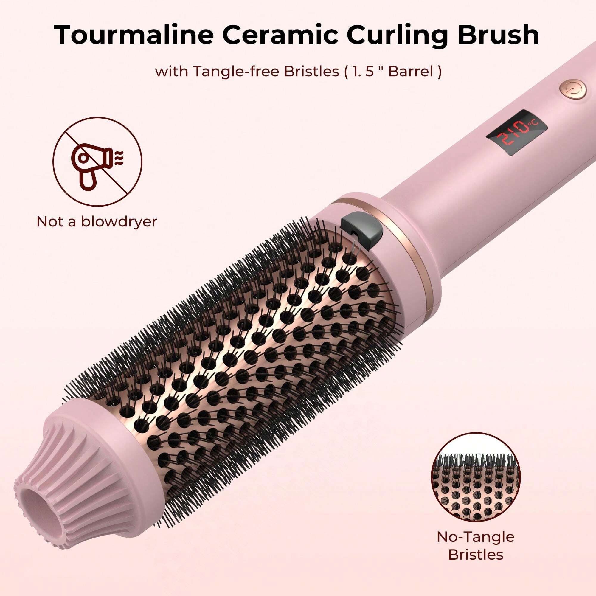 3-in-1 Negative Ion Thermal Brush No.115