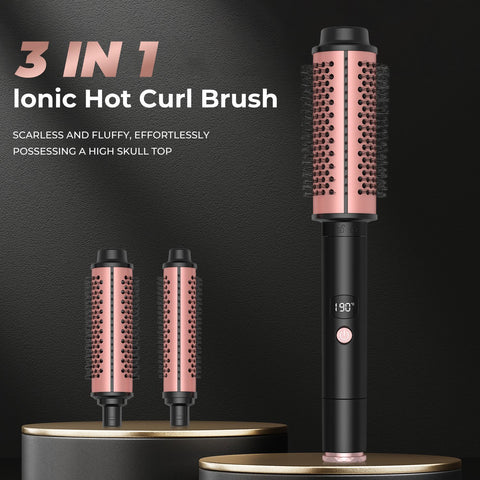 3-in-1 Negative Ion Thermal Brush No.162