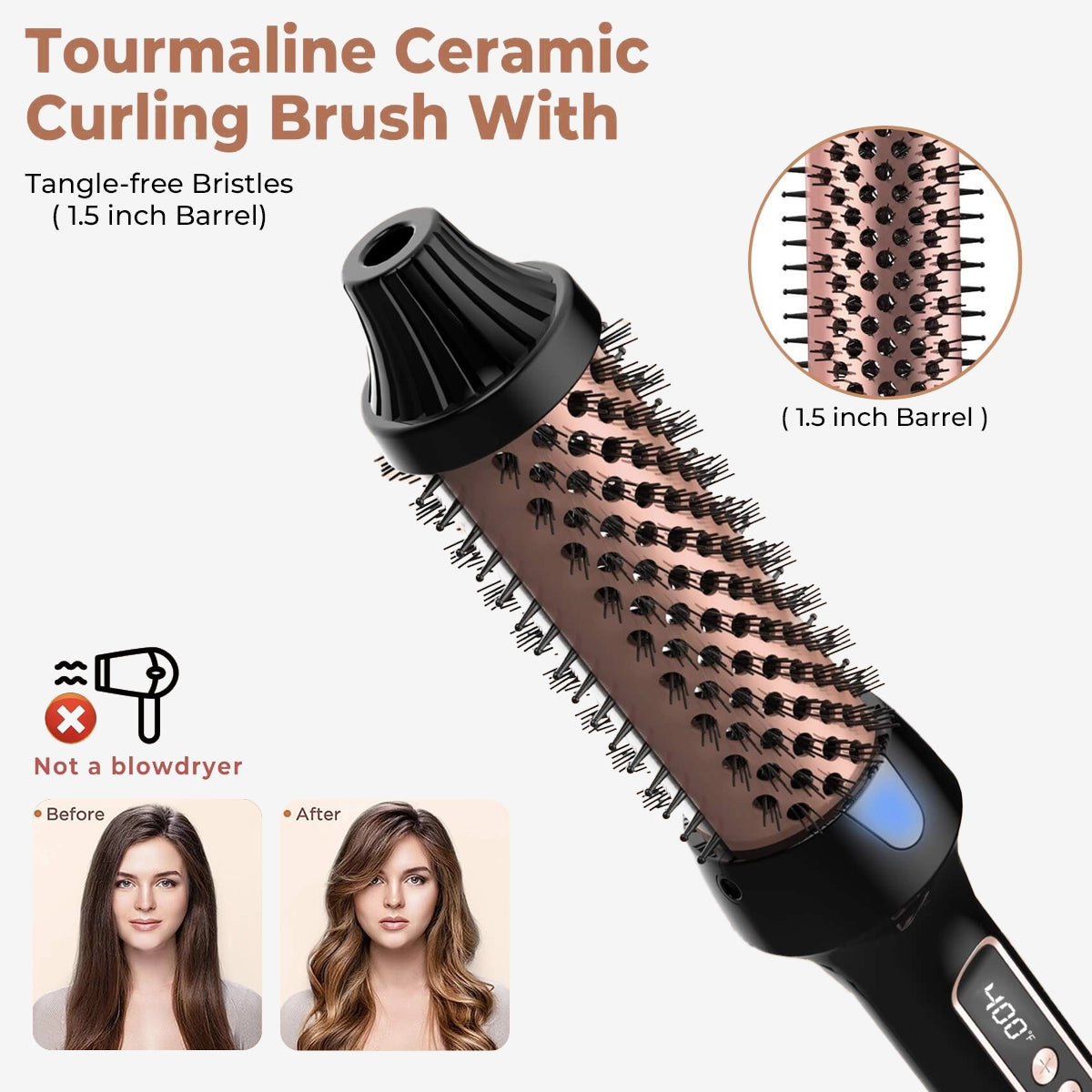 3-in-1 Negative Ion Thermal Brush(Buy 1 get Free Silk Bonnet)