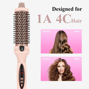 3-in-1 Negative Ion Two PTC Heaters Thermal Brush