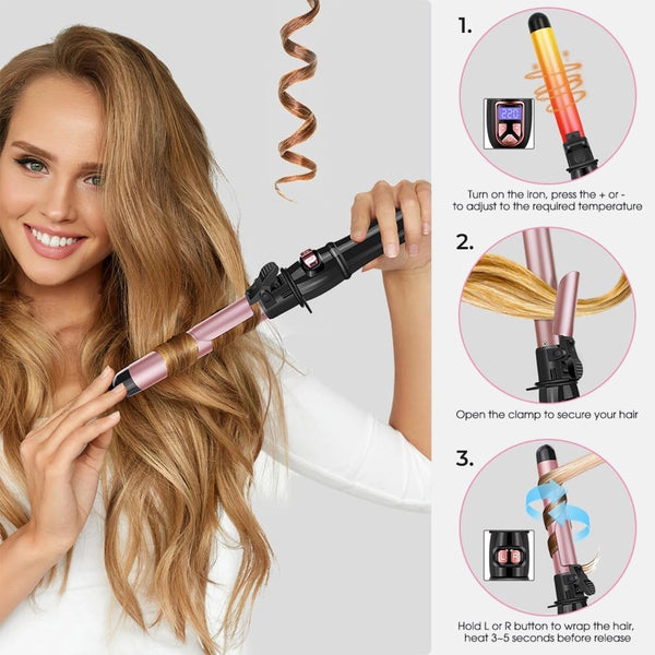 Pro Auto Rotating Curling Iron | Dual-Direction