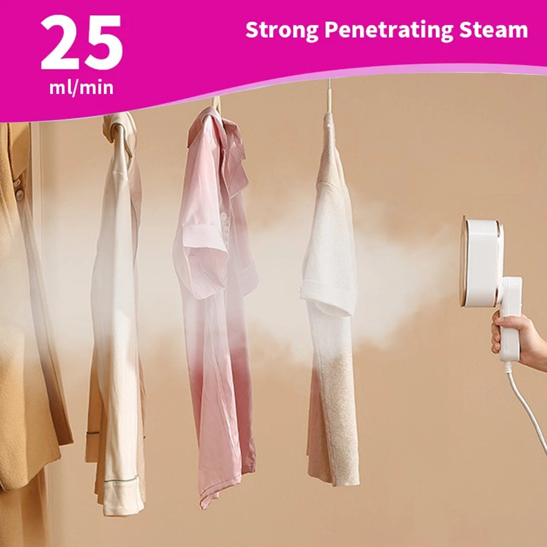 2-in-1 Steamer & Iron – Portable, Fast Heat-Up, Travel Size