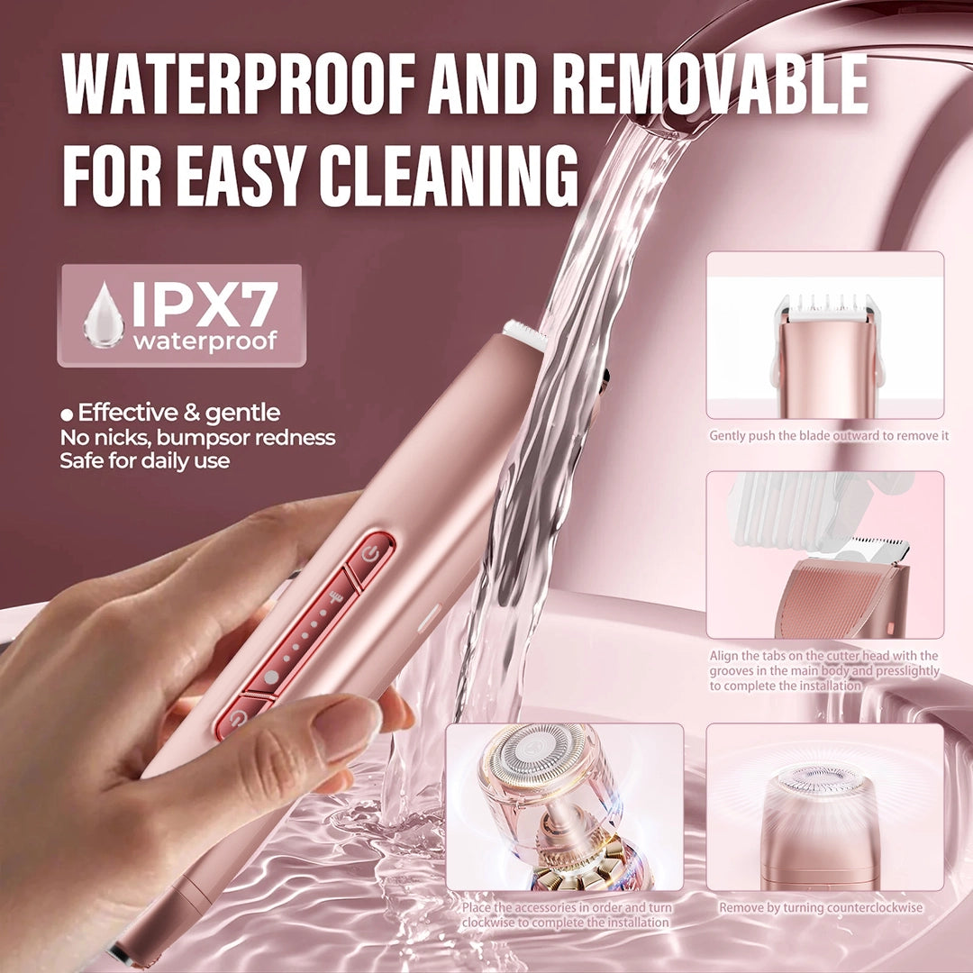 2-in-1 Painless Bikini Hair Trimmer