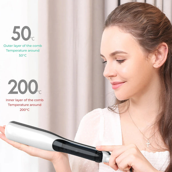 3-in-1 Pro Steam Straightening Brush