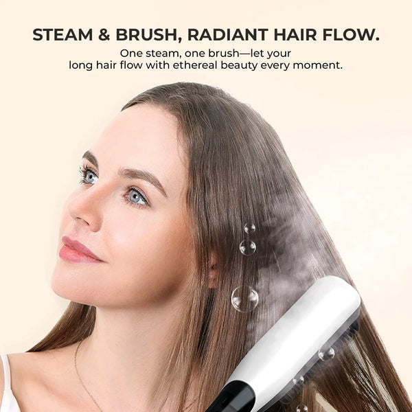 3-in-1 Pro Steam Straightening Brush