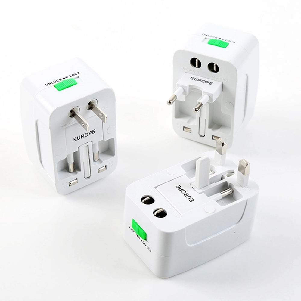 Travel Adaptor, Universal Power Converter for 150+ Countries, Multi Plug for UK/US/AU/EU/CA