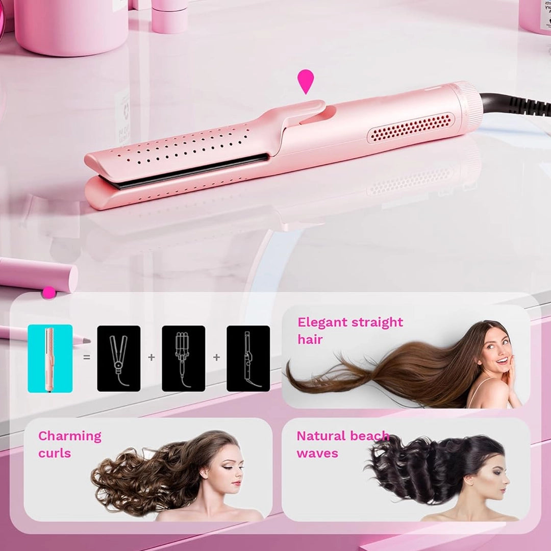 2-in-1 Cool Curl Airflow Styler & Straightener