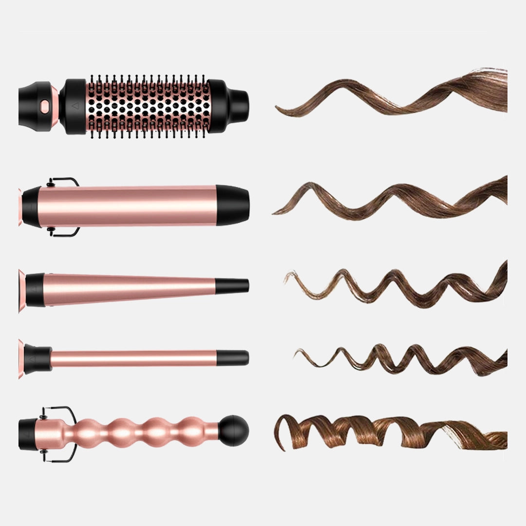 Wand Set Bestope In Curling Wand Reviews Multi Curl 5-in-1 Curling