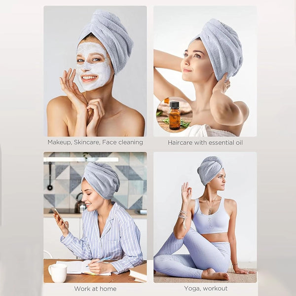 Drying Hair Wrap Towels