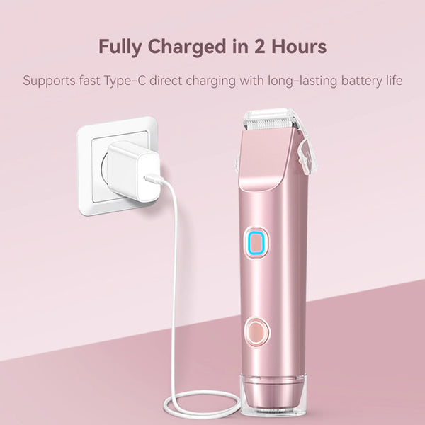 2-in-1 PRO Dual-Head Painless Hair Trimmer