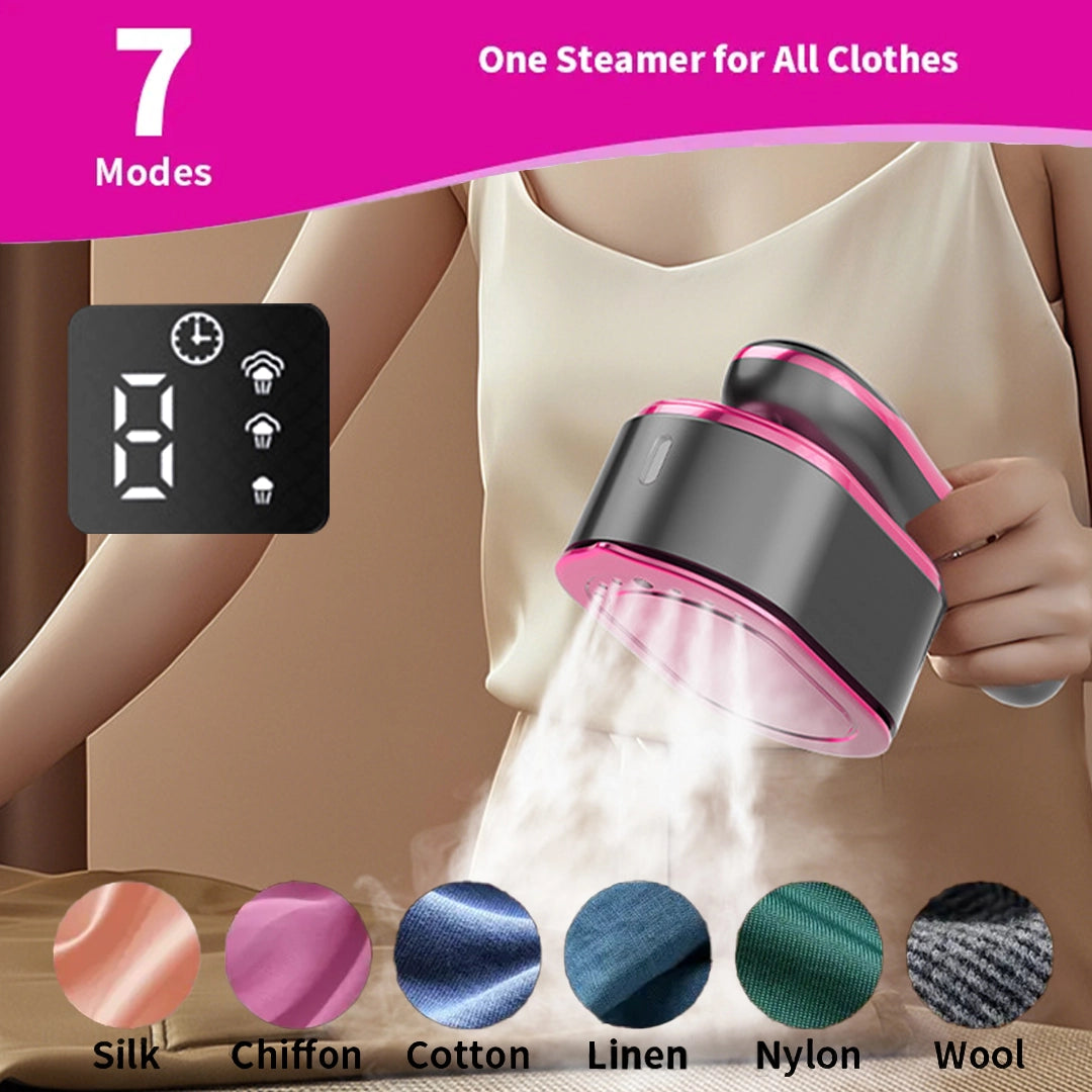 2-in-1 Steamer & Iron – Portable, Fast Heat-Up, Travel Size