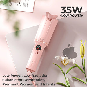 Smart Auto-Sensing Curling Iron with Ionic & Keratin Care