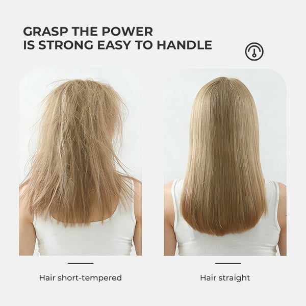 2-in-1 Sleek Sweep lonic Hair Straightener Brush