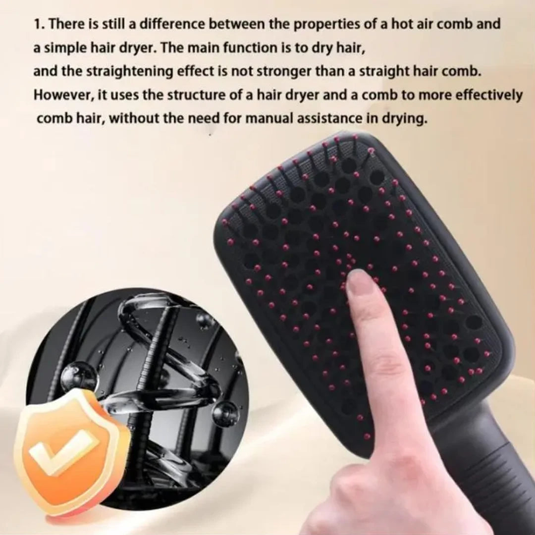 2 in 1 Hair Dryer Brush, Negative Ion Hair Dryer Brush
