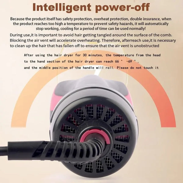 2 in 1 Hair Dryer Brush, Negative Ion Hair Dryer Brush