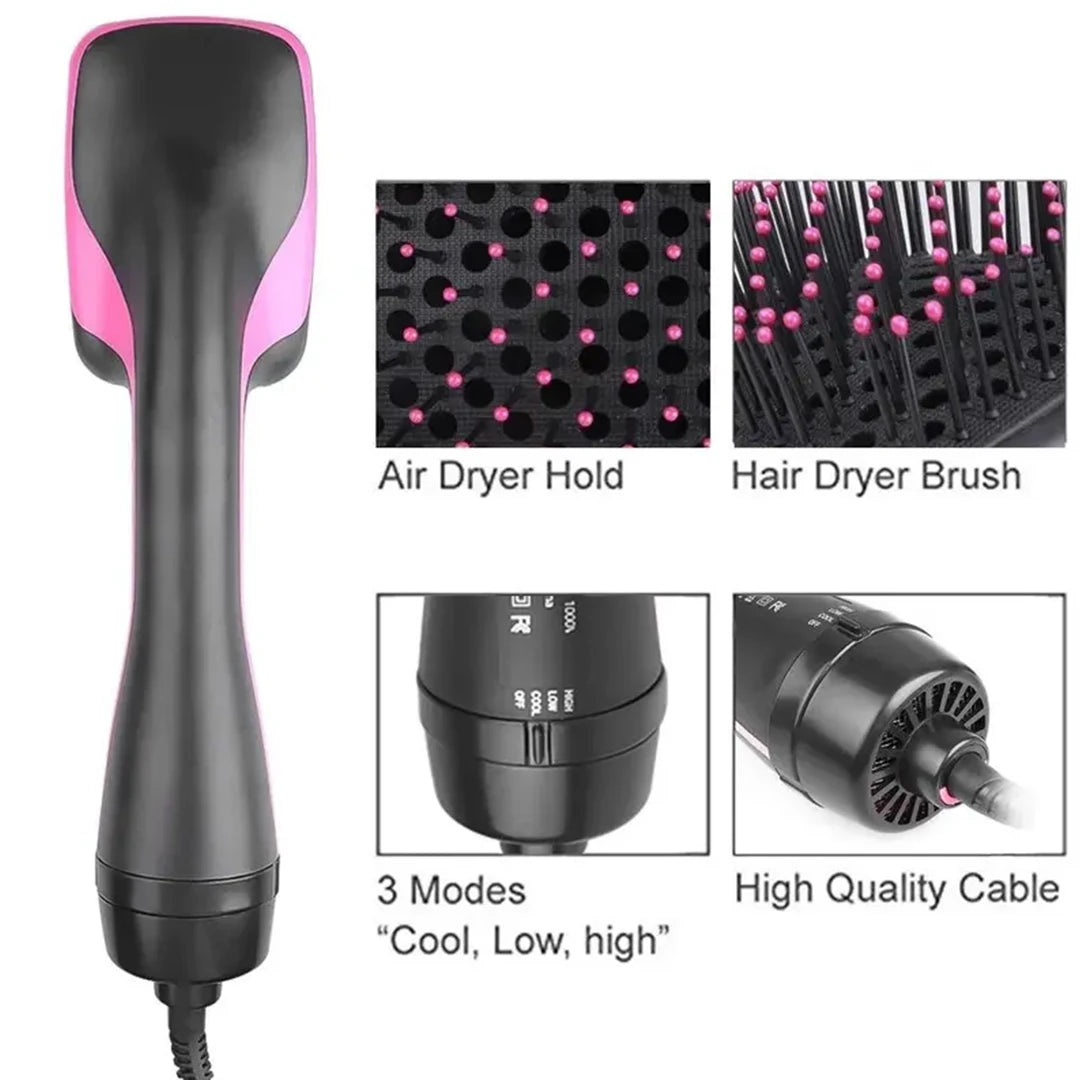 2 in 1 Hair Dryer Brush, Negative Ion Hair Dryer Brush