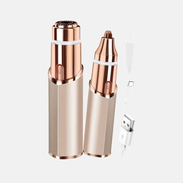2 in 1 facial & eyebrow hair trimmer