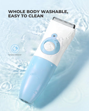 Baby Hair Clippers, Ceramic Blade Electric Kids Hair Trimmer