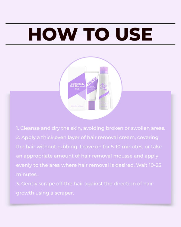 Bikini Hair Removal Cream & Mousse Set – Pain-Free, Gentle & Fast for Sensitive Skin