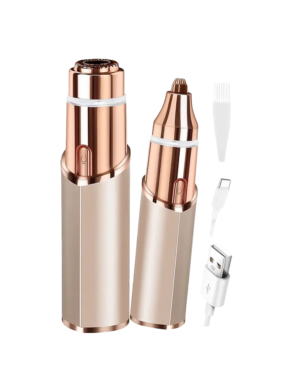 2 in 1 facial & eyebrow hair trimmer