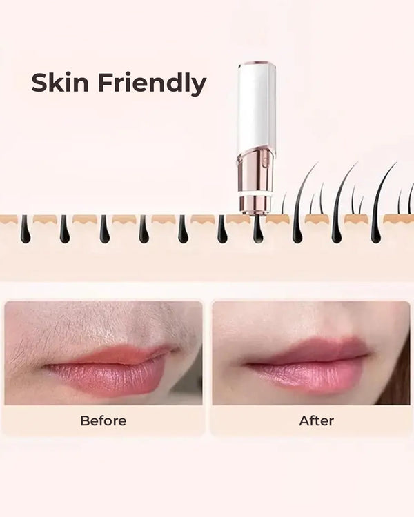 2 in 1 facial & eyebrow hair trimmer