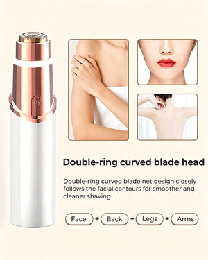 2 in 1 facial & eyebrow hair trimmer