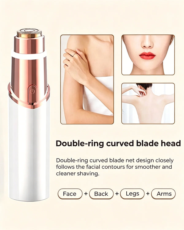 2 in 1 facial & eyebrow hair trimmer