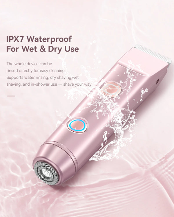 2-in-1 PRO Dual-Head Painless Hair Trimmer