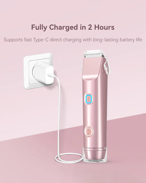2-in-1 PRO Dual-Head Painless Hair Trimmer