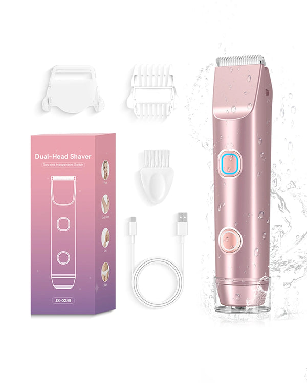 2-in-1 PRO Dual-Head Painless Hair Trimmer