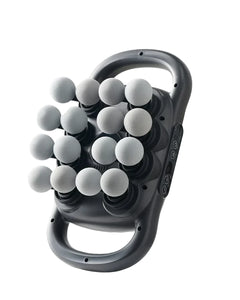 Adjustable Deep Tissue Massage Gun with 12 Heads, 30 Speeds & Red Light Therapy