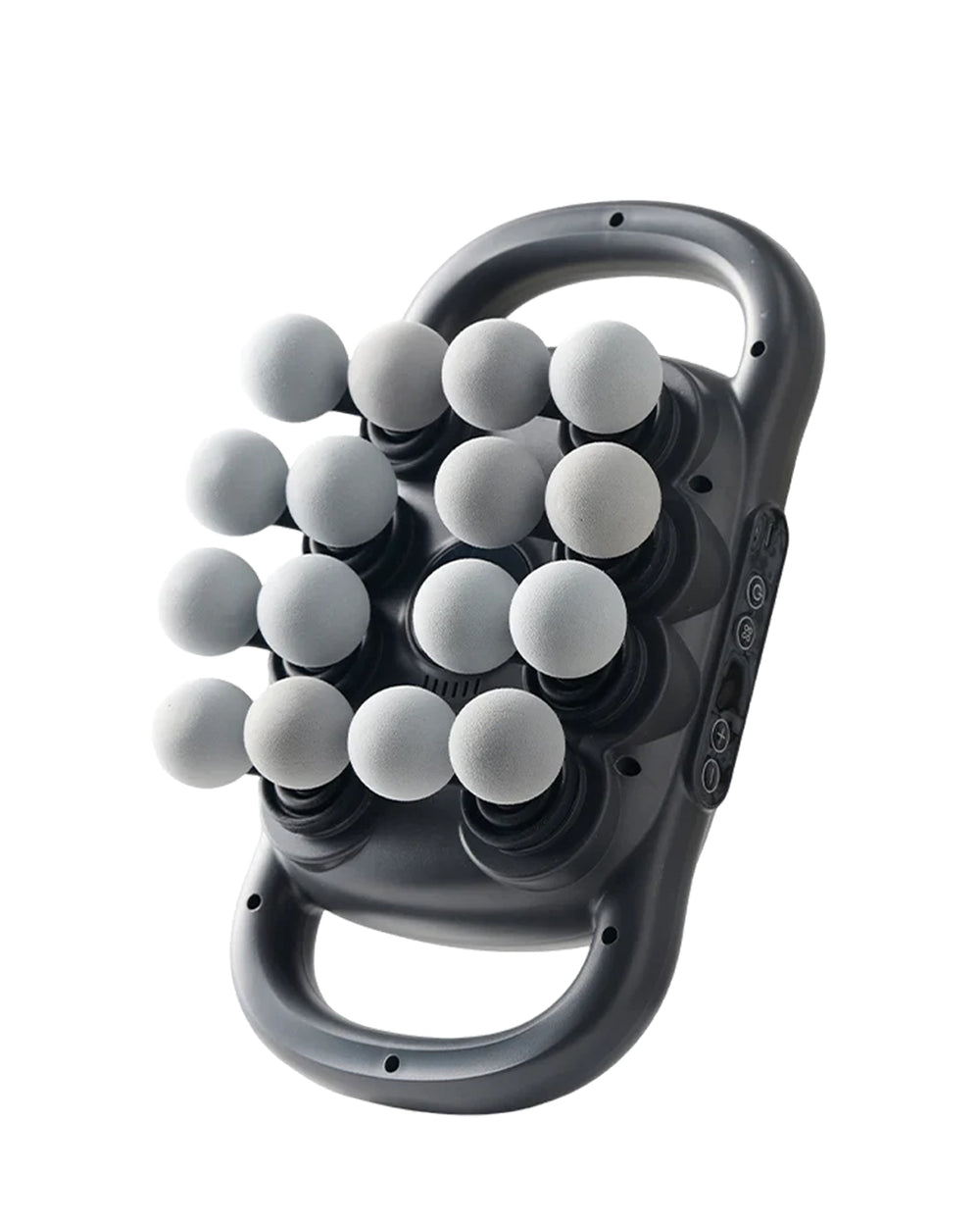 Adjustable Deep Tissue Massage Gun with 16 Heads, 30 Speeds & Red Light Therapy
