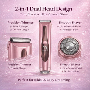 2-in-1 Precision Bikini Trimmer & Shaver