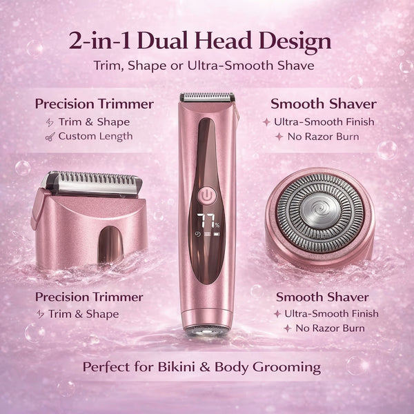 2-in-1 Precision Bikini Trimmer & Shaver