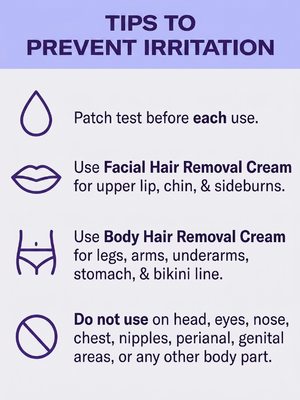 Painless Body Hair Removal Cream