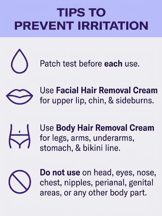 Painless Body Hair Removal Cream