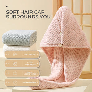 Drying Hair Wrap Towels