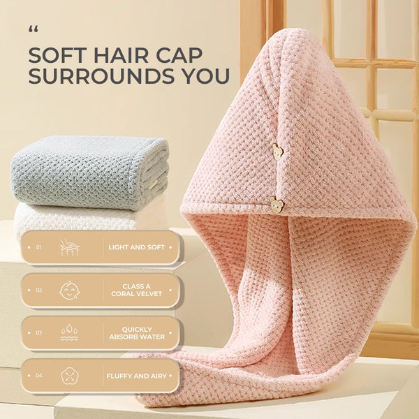 Drying Hair Wrap Towels
