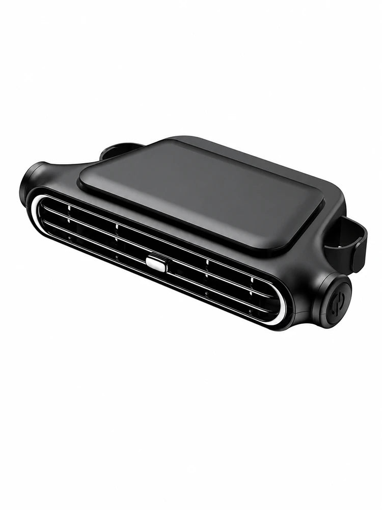 Portable Car Seat Fan – 3-Speed Rechargeable Cooling