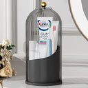 360° Rotating Makeup & Toothbrush Organizer with Cover