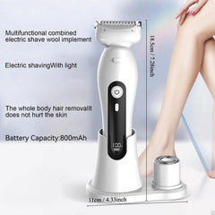 White Electric Shaver for Women