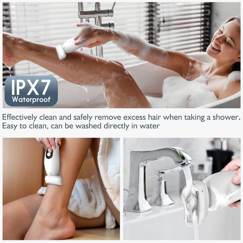 White Electric Shaver for Women