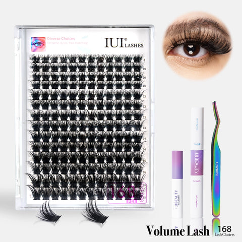IUIBEAUTY® IUI® CLUSTER LASHES STARTER KIT
